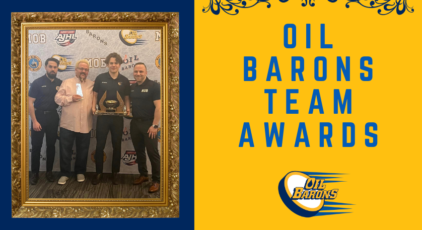 Fort McMurray Oil Barons Team Awards