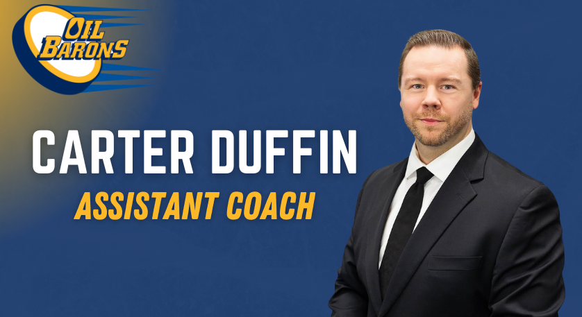 Oil Barons Hire Carter Duffin as Assistant Coach