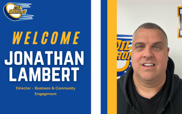 Oil Barons Hire Jonathan Lambert as Director – Business & Community Engagement