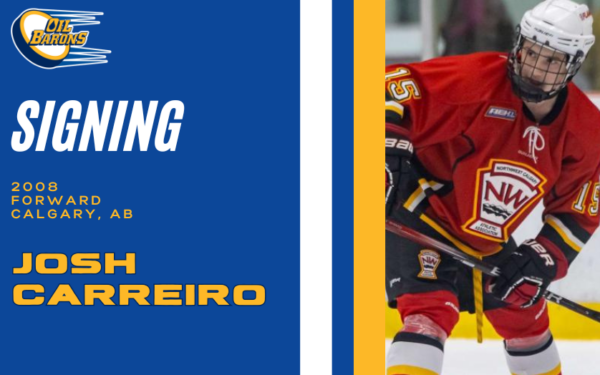Oil Barons Sign Josh Carreiro