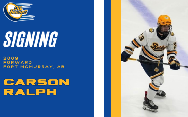 Oil Barons Sign Carson Ralph