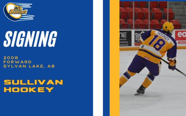 Oil Barons Sign Sullivan Hookey