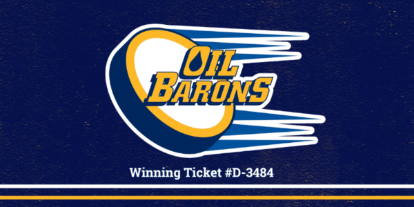Oil Barons Golf Tournament 50/50 Winner